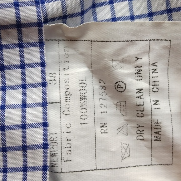 Paul Betenly Black Worsted Wool Pants  38 - 30.75 - Picture 6 of 13